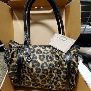 Brighton Animal Print Shoulder Bag